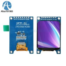 8Pin 1.69-inch Color Screen 240x280 SPI TFT LCD Display Module ST7789 Driver IC