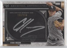 2021 Topps Museum Collection Archival Auto 148/299 Codi Heuer #AA-CH Auto 0z19