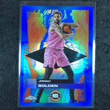 2024-25 Topps Chrome NBL JONAH BOLDEN Base Blue 37/75 #54