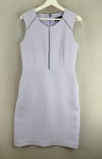 J Crew Women’s Sz 6 Lavender Preppy Business Zip Back Portfolio Sheath Dress