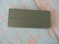 Longchamp Semi-Hard Shell Folding Eyeglasses Case Olive Green
