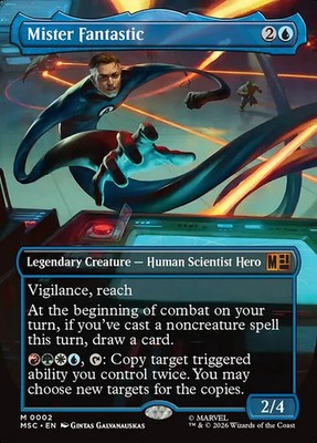 Magic/MTG Mister Fantastic MSC-2 Mythic Deutsch NM Foil
