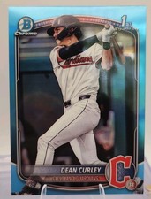 2025 Bowman Draft - Chrome Dean Curley #BDC-129 Sky Blue Refractor (RC)