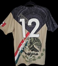 Mexico Soccer Jersey Shirt #12 on back
