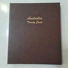 Aust Dansco Supreme Album Twenty Cents 20c 1966 - 2002 + spare Page. Never Used
