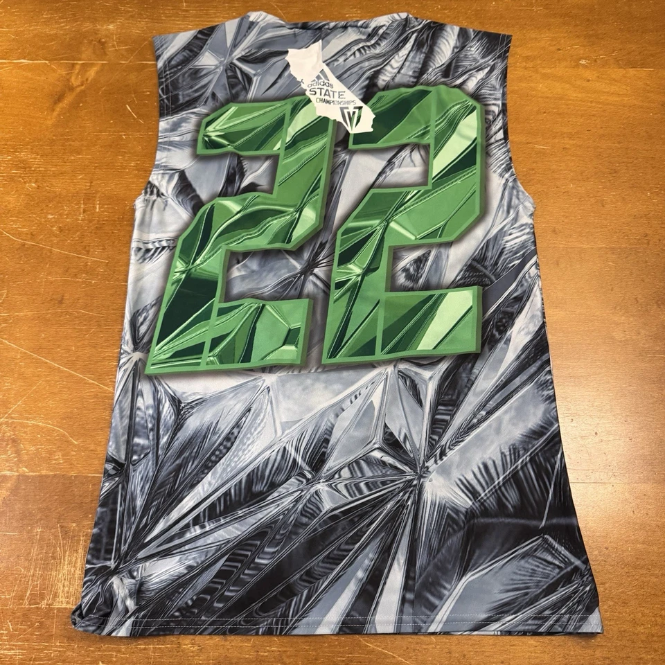 Camisa Adidas Para Hombre XL Gris Tanque de Calor Compresión Sin Mangas Activa Foto 4 de 4