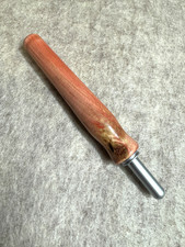 Lovely Hand carved Pink BoxElder Maple Wood seam ripper tool w larger blade
