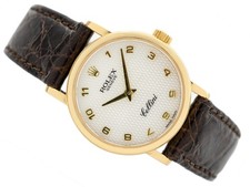 DAMENUHR ROLEX CELLINI LADY GARANTIE ROLEX 09/2027 18K GELBGOLD 26 MM R. 6110/8