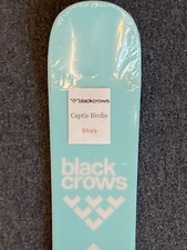 black crows captis birdie skis womens 154.4cm