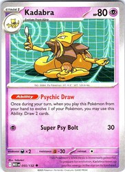 Kadabra 055/132 Mega Evolution Uncommon