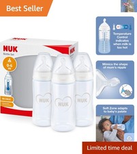 NUK Prima Scelta + Set Biberon | 0-6 | Controllo Temperatura | Anti