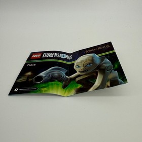 LEGO Dimensions Lord of the Rings 71218 Fun Pack Gollum Shelob Box Missing 1 leg