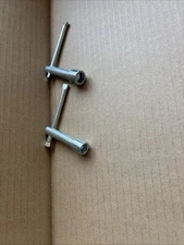 Hex Socket Wrench 10mm 4.5mm Diameter Silver Handle (pack of two keys)