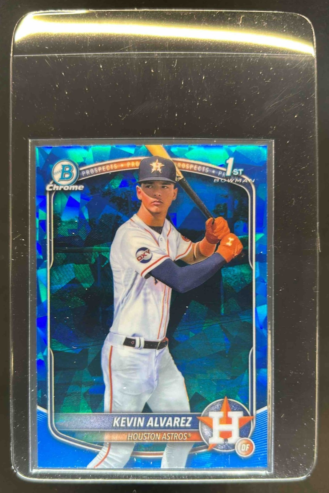 2025 Bowman Chrome Sapphire Kevin Alvarez 1st #BCP-227 Astros
