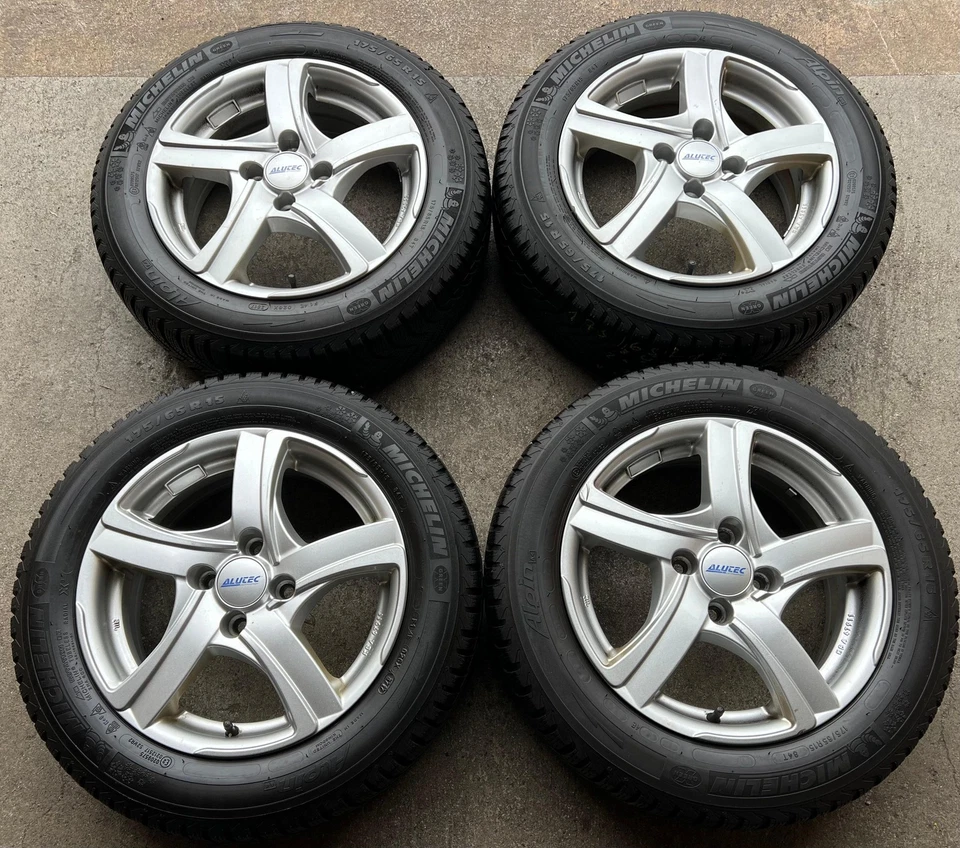 4 ALU WINTERRÄDER MINI ONE R50 R51 R52 R56 HONDA INSIGHT JAZZ 175/65R15 84T  - Bild 2 von 4