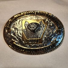 63rd National Square Dance Belt Buckle Little Rock Arkansas 2014 Ltd Edition 78