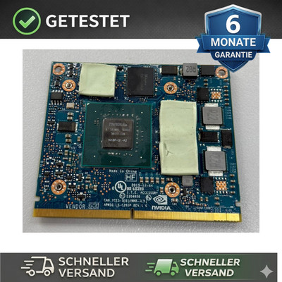 NVIDIA Quadro M1000M 2GB Grafikkarte HP Zbook 15 G3 N16P-Q1-A2 848261-001