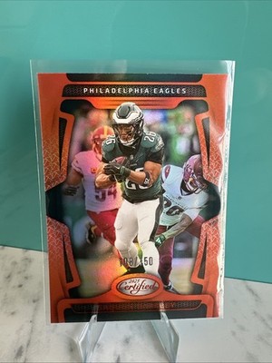 2025 Panini Certified - Saquon Barkley #80 Mirror Orange /150 Eagles    