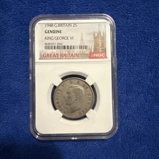 1948 G.BRITAIN 2S Genuine King George VI. NGC Certified.
