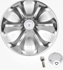 AGZ72909711 Washing Machine Washplate Pulsator Assembly - LG, Kenmore & Sears