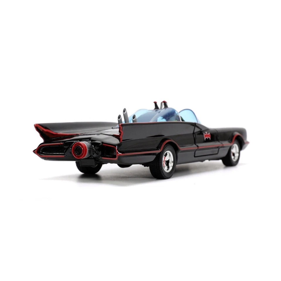 Batman, Classic Batmobile Deluxe 1966 1:24 + 3 Personaggi - Jada Toys, + 8 Anni - Immagine 4 di 4