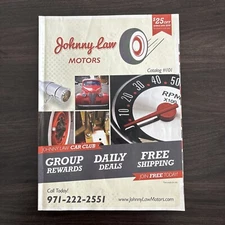 Johnny Law Motors Magazine Catalog #101