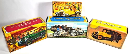 Vintage Avon Cologne Decanters Cars, Lot x 4 Cars. In Boxes.