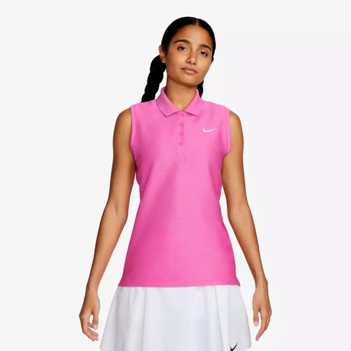 Nike Women's Dri-FIT Victory VNR Sleeveless Polo GOLF FD6708 $63.00 - 第 3/41 張圖片