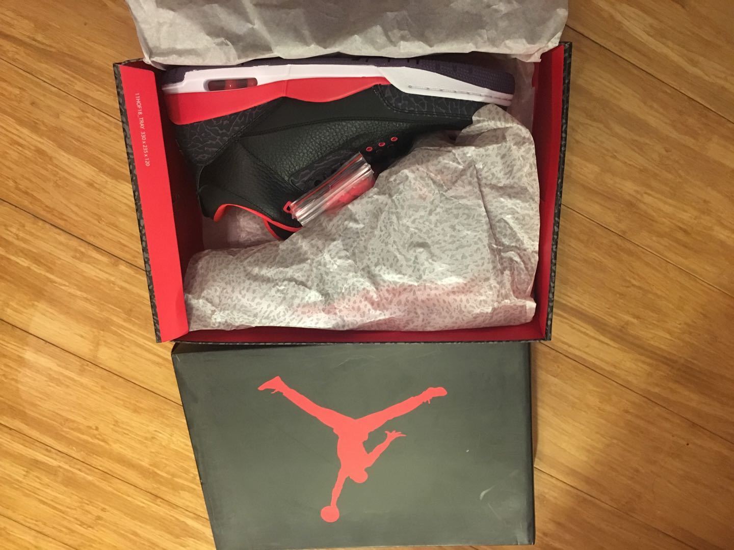 Jordan 3 Retro 136064 Nike Air 005 carmesí Negro Cuero Baloncesto Raro Nuevo Ds Jordan 3 Retro 136064 Nike Air 005 carmesí Negro Cuero Baloncesto Raro Nuevo Ds