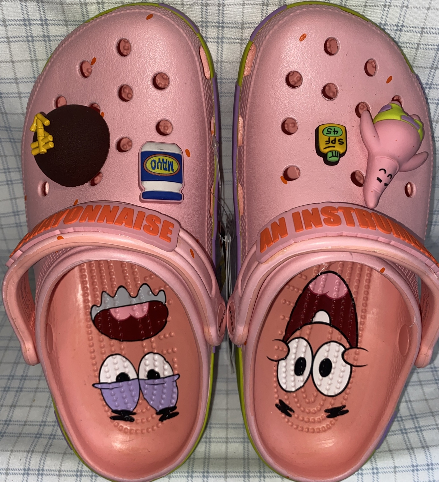 Crocs X SpongeBob SquarePants Classic Clog Patrick Star Pink  M5 W7 New