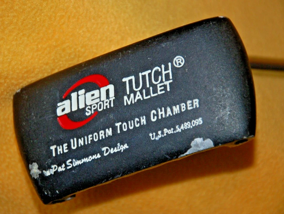 Alien Sport Tutch Mallet PUTTER ~ Pat Simmons, RH Offset ~ Used - Image 2 of 4