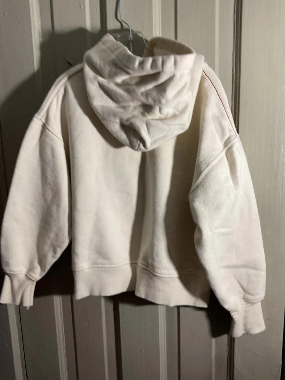 OFF WHITE Felpa con cappuccio grafica Zara Maison Playmobil elegante felpa panna taglia 9