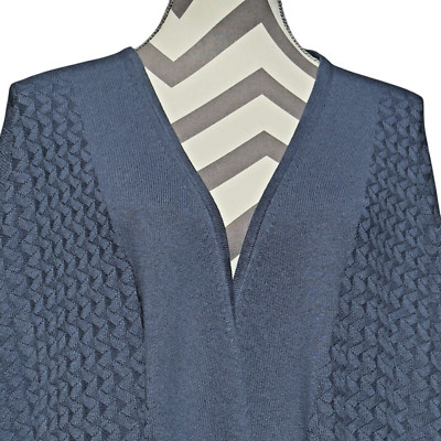 J. Jill Cashmere Draped Open Front Cardigan Blue Topper Wrap   - Size 4X - $269