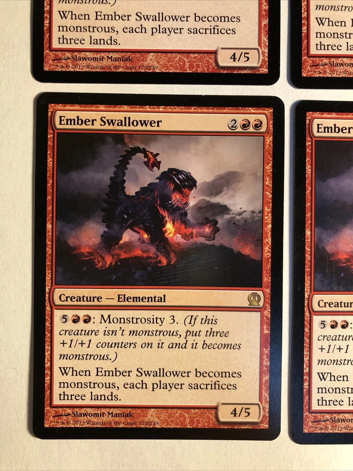 4x Theros Ember Swallower NM Magic Karte Magic The Gathering Mtg - Bild 2 von 2