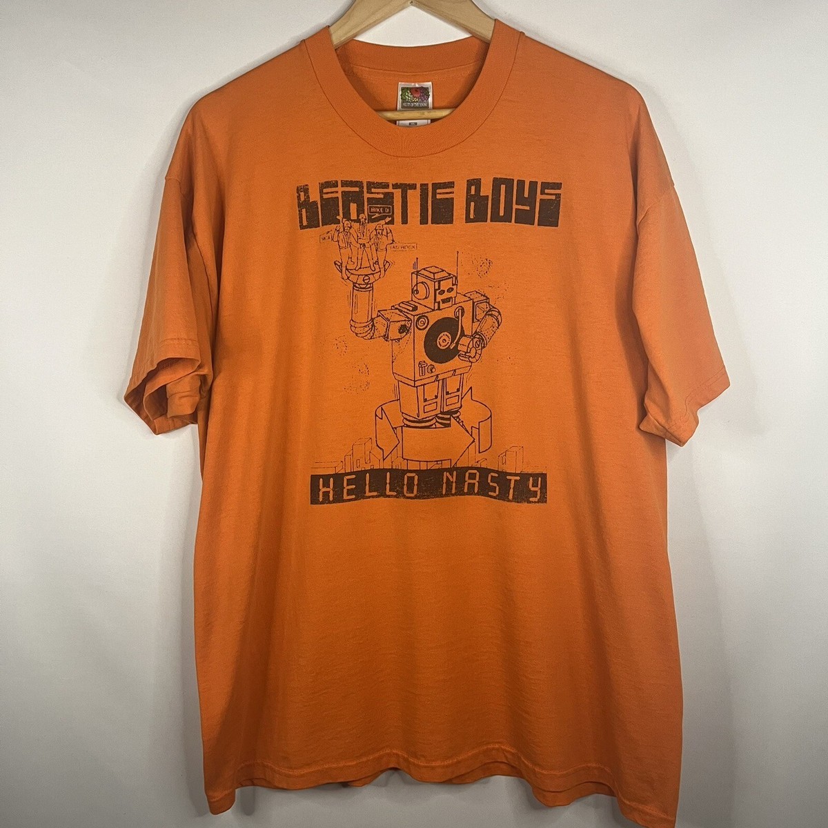 RARE Vintage 1990s Beastie Boys Shirt Hello Nasty Parking Lot Rap 