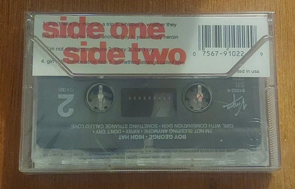 Boy George High Hat Cassette Tape 1989 Virgin Records 80's music Sealed NEW - Image 2 of 2