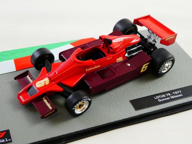 Altaya 1/43 ロータス・78#6 G．ニルソン 1977（Spark 1:43 G
