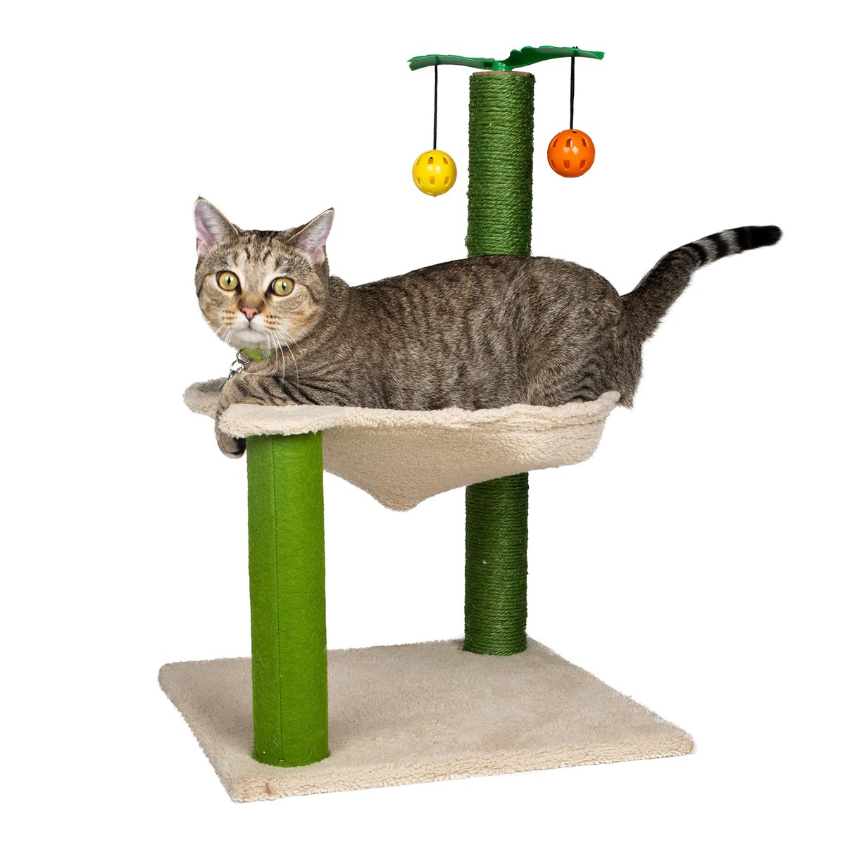 Kitty City Sisal Post Cat Scratchers, Perch Cushion, and