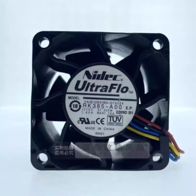 1 Pc. New V60E12BS1B5-07A024 6038 DC12V 1.60A 4-Wire Server Cooling Fan