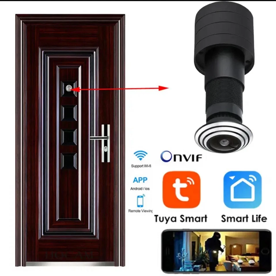 Micro Telecamera wifi SPIONCINO  IP visione notturna auto microcamera mini - Immagine 2 di 4