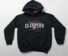 Los Angeles Clippers Youth Boys Ultra Game NBA Pullover Hoodie AP2 Black Size:8
