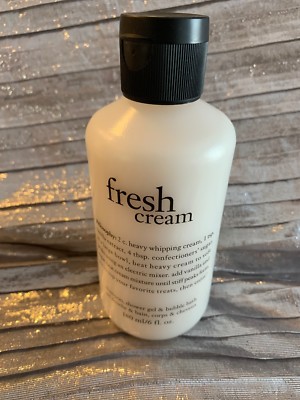 PHILOSOPHY- Fresh Cream - 6 OZ ULTRA RICH SHAMPOO.SHOWER GEL.BUBBLE BATH