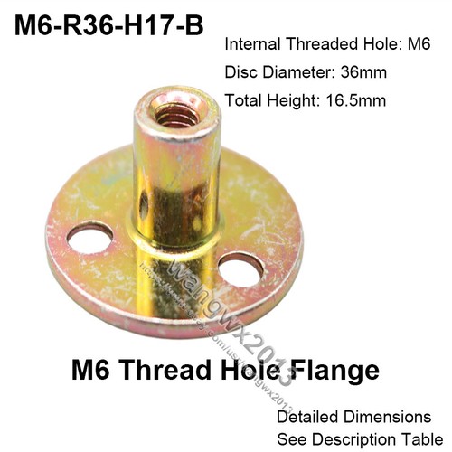 M6/M8/M10/M12mm Rigid Flange Coupling Motor Guide Shaft Coupler Motor Connector - Picture 10 of 26