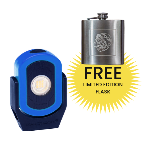 Maxxeon Cyclops MXN00814, USB-C Rechargeable LED Work Light,  Blue