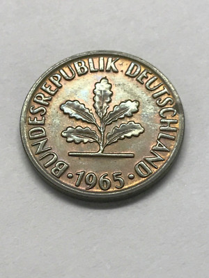 1965-D West Germany 2 Pfennig XF+ #15957