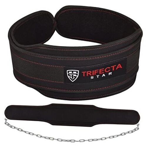 Dip Belt For Weight Lifting Squat Weighted Fitness Gym Lifting Belt for  - Afbeelding 1 van 8