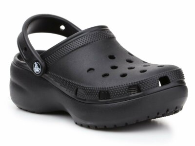 CROCS CLASSIC PLATFORM CLOG WOMAN art. 206750 - WHITE and BLACK