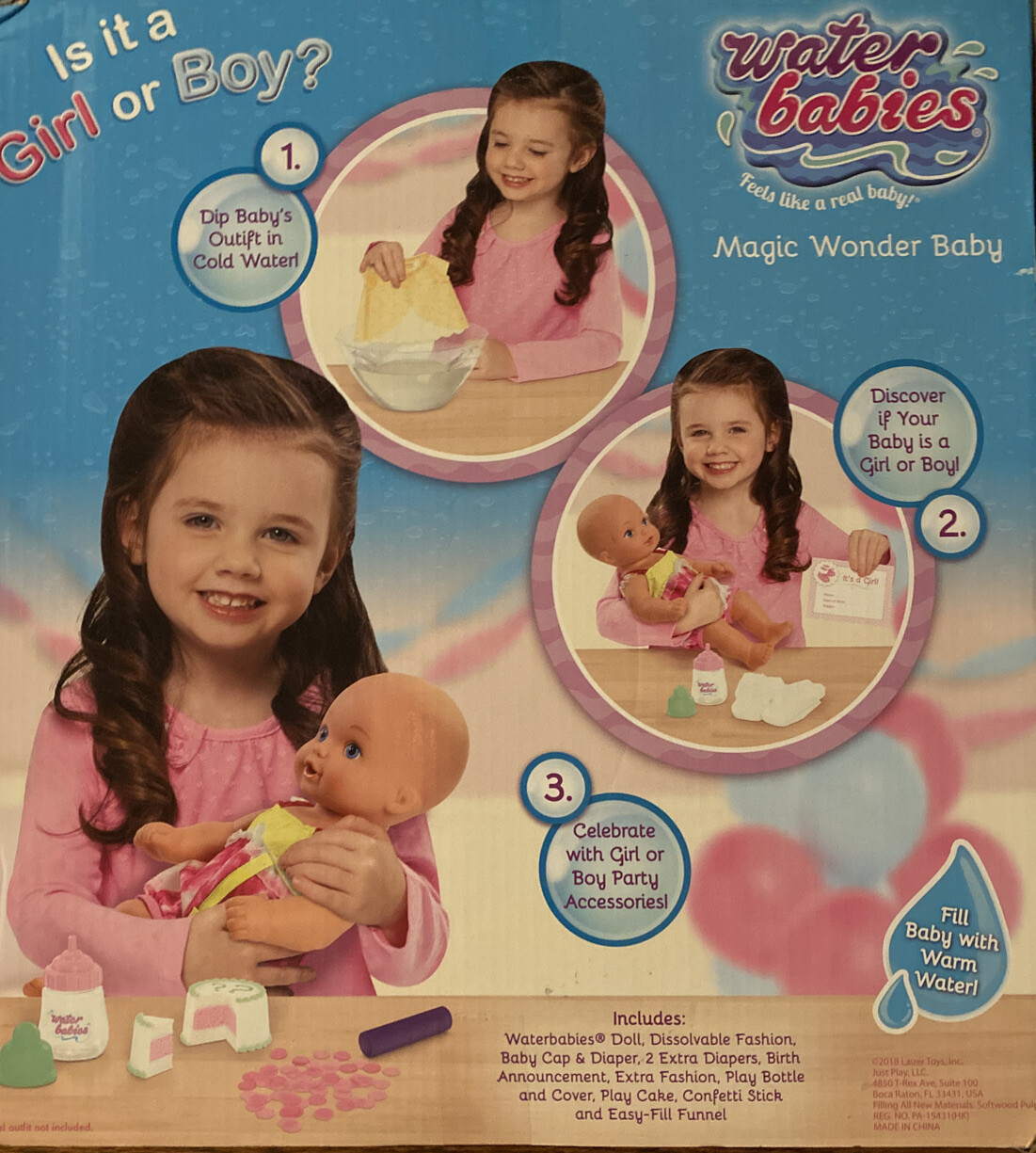 water babies magic wonder doll