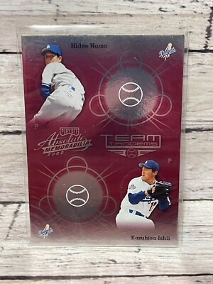 2002 Absolute Memorabilia Team Tandems #TT40 H.Nomo K.Ishii