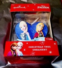HALLMARK DISNEY ORNAMENT  FROZEN  ELSA and ANNA  2016 NEW